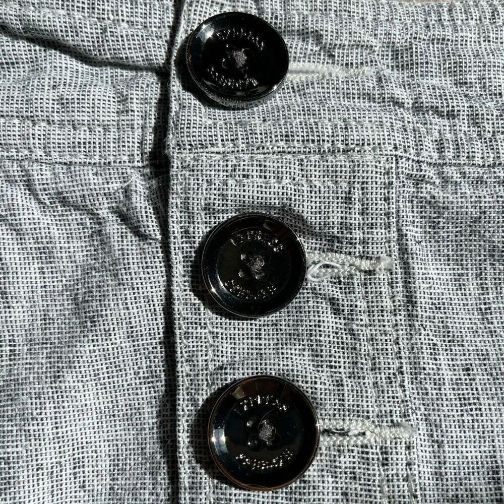 Express Button Up Shorts- sz8 - Picture 2 of 4